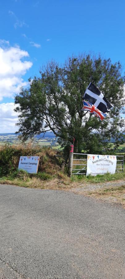 Summit Camping Kit Hill Cornwall Panoramic Views Grass Pitch From 15Pn Or Bella Bell Tent 75Pn Callington 외부 사진